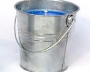 Mosquito Repelling Galvanized Bucket Candle