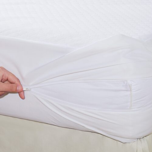 ALL171XXWHIT04 Comfort Top Mattress Protector with Bed Bug Blocker, White - King Size