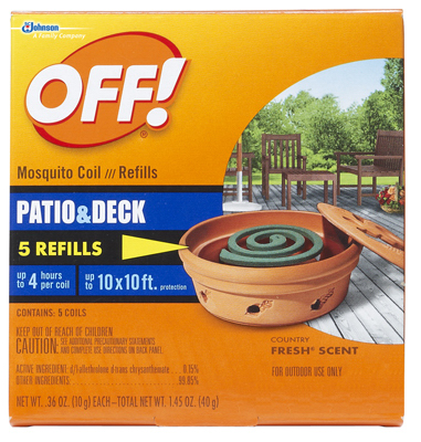Off 75203 6 Count, Mosquito Coil Refill