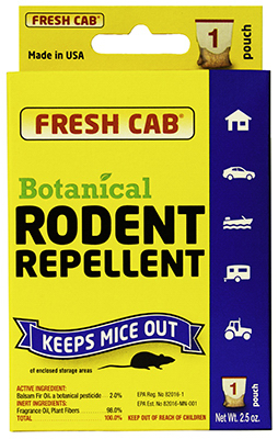 Earth Kind FCCS12 2.5 oz. Fresh Cab Botanical Rodent Repellent Mouse Pouch